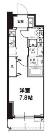 メゾンドアーク南大井 3階