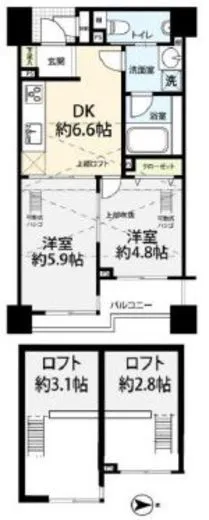 パレ・ソレイユ東京中央 15階