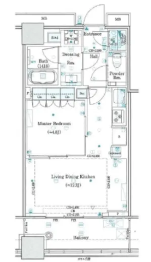 WORLD TOWER RESIDENCE 33階