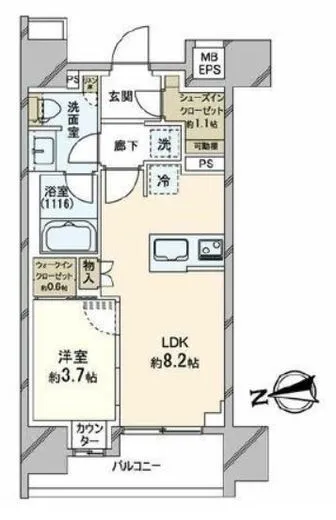 リビオレゾン内神田 8階