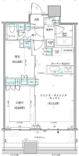 パークタワー勝どきミッド/サウス 17階