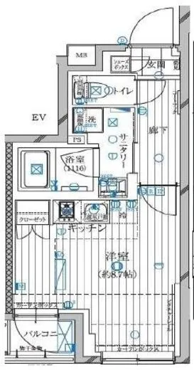 レガリス高田馬場Ⅱ 202