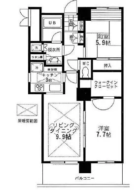 イーストコモンズ清澄白河フロントタワー 7階