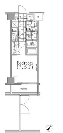 ONE ROOF FLAT TSUKISHIMA (ワンルーフフラット月島) 102