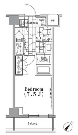 ONE ROOF FLAT TSUKISHIMA (ワンルーフフラット月島) 604