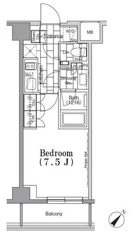 ONE ROOF FLAT TSUKISHIMA (ワンルーフフラット月島) 608