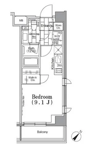 ONE ROOF FLAT TSUKISHIMA (ワンルーフフラット月島) 310