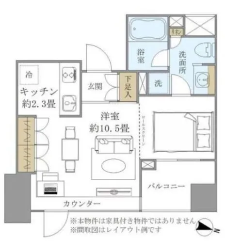 ラコント新宿セントラルパークアパートメント 6階