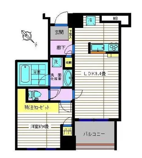 ファミール東銀座グランスイートタワー 7階