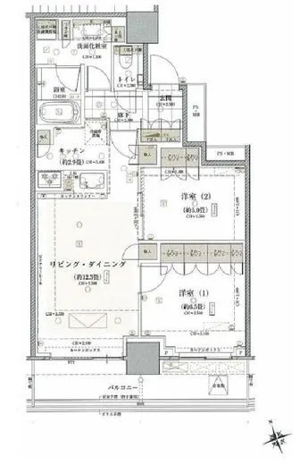 クラッシィタワー東中野 19階