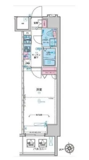 ジェノヴィア新宿グリーンヴェール 2階