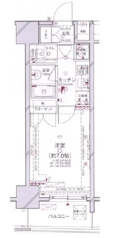 パレステュディオ白金台 2階