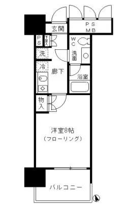 フォンテーヌ芝浦 1108