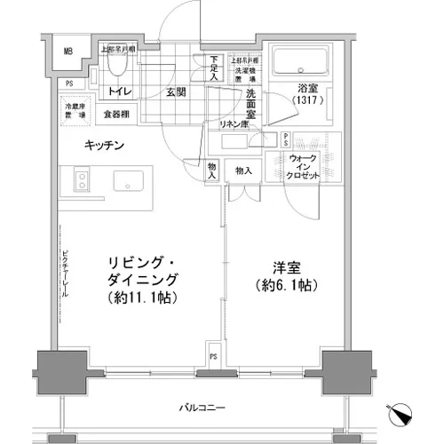 パークハビオ人形町 706