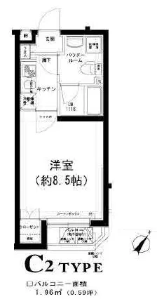 スパシエソリデ目黒 1階