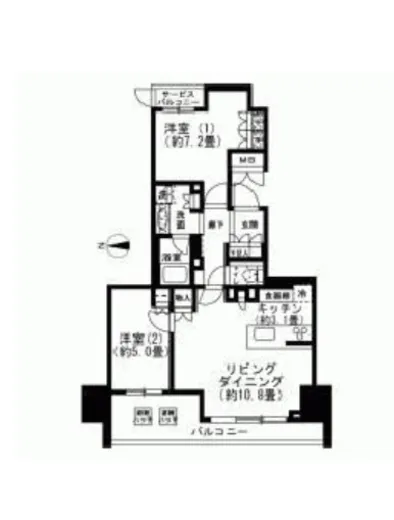 プレミスト北品川 2階