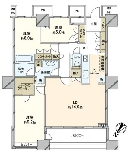 ザ・東京タワーズ ミッドタワー 43階