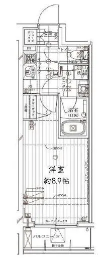 レガリス門前仲町パークサイド 1階