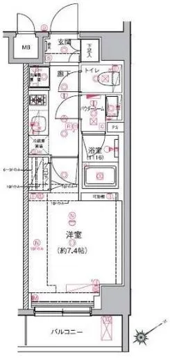 アルテシモシェルト 6階