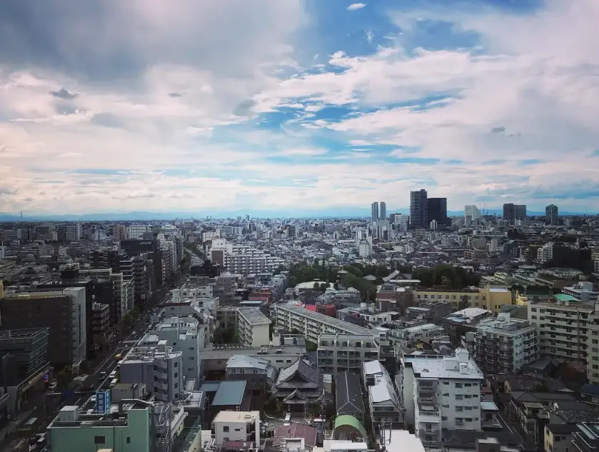 アクロスシティ中野坂上ハイツからの景色